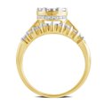 thumbnail image 3 of Arista 1/2 Carat T.W Diamond Miracle Plate 10K Yellow Gold Engagement Ring, 3 of 4