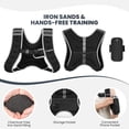 thumbnail image 3 of Chaleco lastrado Fragraim para mujeres y hombres 4,5 kg con franja reflectante, 3 of 7