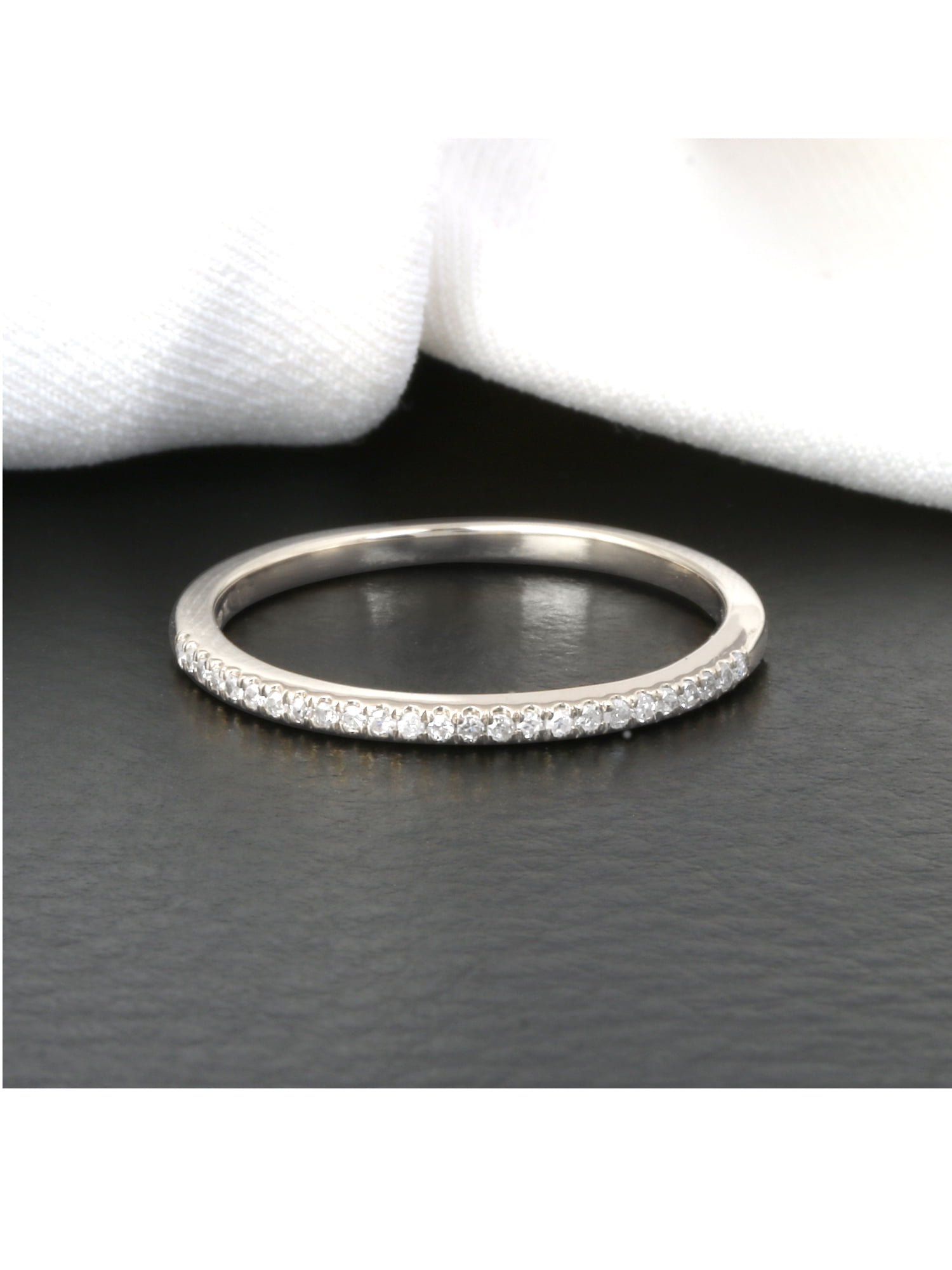 Imperial Women's 1/4Ct TDW Diamond 10K White Gold Wedding Anniversary Band