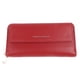 thumbnail image 4 of Cartera para mujer, de piel sintética, con cremallera, para teléfono móvil, tarjetero, bolso de mano con correa desmontable para uso diario, color rojo, 4 of 14
