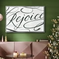 thumbnail image 6 of Rejoice - Framed Gallery Wrapped Holiday Canvas - 27 x 41 - Silver Frame, 6 of 8
