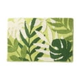 thumbnail image 2 of JilgTeok Non Slip Bath Mat,Monstera Green Plant Bathroom Floor Kitchen Rug for Indoor Door Mat Small Leaf Shaped Kids Pets, 2 of 6