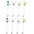 thumbnail image 2 of 8pcs Dragonfly Clip Bug Repellent, Clip On Dragon Fly,Outdoor Fake Dragonfly Rod Clip For Hat, 3d Artificial Realistic Garden Stakes Decor To Keep Flies Away For Indoor Patio,Wasp Repellent, 2 of 7