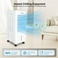 thumbnail image 3 of CAYNEL Portable Air Conditioners w/Remote, 4 Modes & 3 Speeds,Waterless Alert System & 1.45-Gal Tank for 20H Cooling, 7.5H Timer for Auto Off,3-IN-1 Evaporative Air Cooler for Room Bedroom Office, 3 of 8