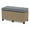 Natural, variant on Muse & Lounge Co. Fields Outdoor Patio Bench in Natural PE Wicker / Rattan