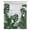 Green White, variant on Monstera Leaves Sheer Curtains 45 Inches Long, Summer Green Tropical Plants Leaf Beige Light Filering Curtains, Breathable Simi Curtain Privacy Drapes for Kitchen Bathroom Small Window Treatment