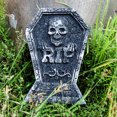 thumbnail image 2 of Halloween Tombstone Skeleton Tombstone Casa encantada RIP Stone Espeluznante Props Decoración de fiesta Decoración de patio (Garra fantasma), 2 of 7