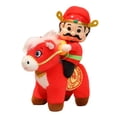 thumbnail image 2 of Juguete de caballo dios de la riqueza de Año Nuevo, muñeco de caballo dios de la riqueza de dibujos animados, estilo chino Estilo A, 2 of 9
