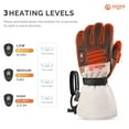 thumbnail image 2 of Savior Heated Ski Gloves 2.0 Upgraded Bluetooth Control, Pre-Curved Fingers Waterproof Goatskin, 2 of 9
