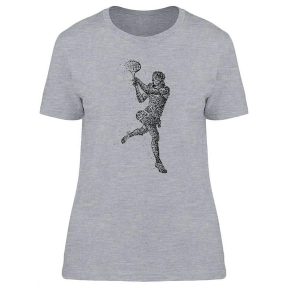 Female Playing Tennis T-Shirt Women -Image by Shutterstock, Female Large