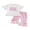 Pink, variant on BemeyourBBs Toddler Baby Girl Birthday Outfit 1 2 3 4 5 Years Old Birthday Summer Clothes Baby Girls Ruffled Short Sleeve Crew Neck Letters T-shirt with Plaid Flare Pants Set
