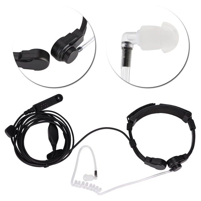 Micrófono de garganta Bling Bling 9RPLUS retráctil con control de garganta
