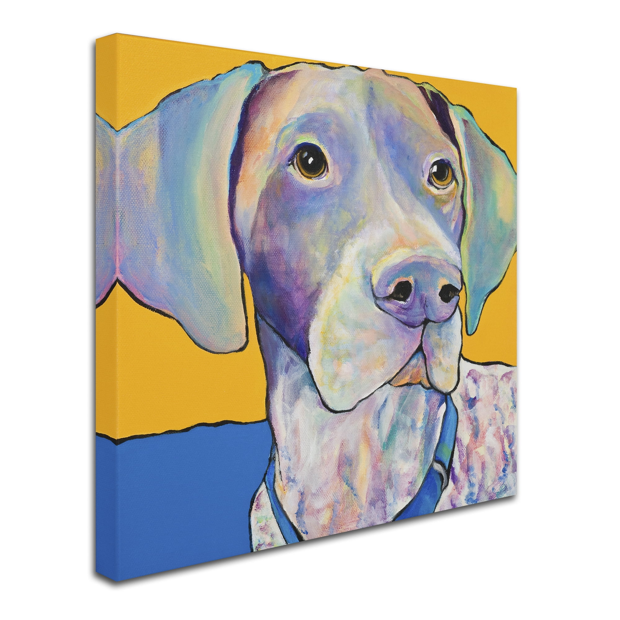 Trademark Fine Art "Blue" Canvas Art by Pat Saunders-White