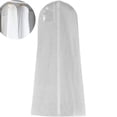 thumbnail image 1 of Bolsa de ropa transpirable Funda protectora para vestidos de novia Vestidos de noche Trajes Abrigos Vestido de novia antipolvo Bolsa de ropa Blanco 160/170/180 cm Adepaton HFP-0063, 1 of 8