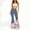 Red-1, variant on Flare Leggings for Women,American USA Flag High Waisted Tummy Control Flare Yoga Pants