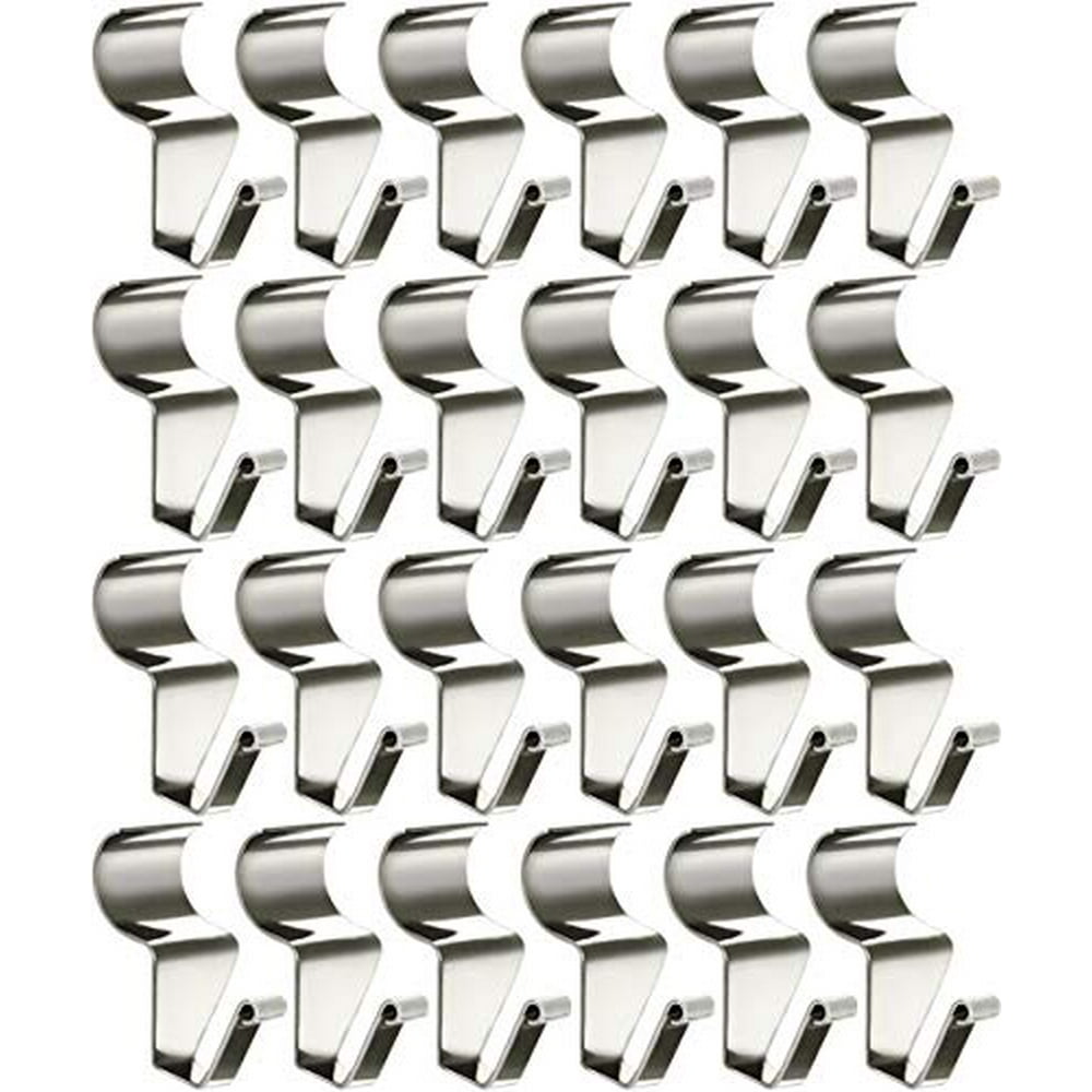 Vinyl Siding Hooks for Hanging (24 Pack), Heavy Duty Stainless Steel