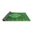thumbnail image 2 of Ahgly Company Indoor Rectangle Medallion Emerald Green Traditional Area Rugs, 8' x 10', 2 of 4