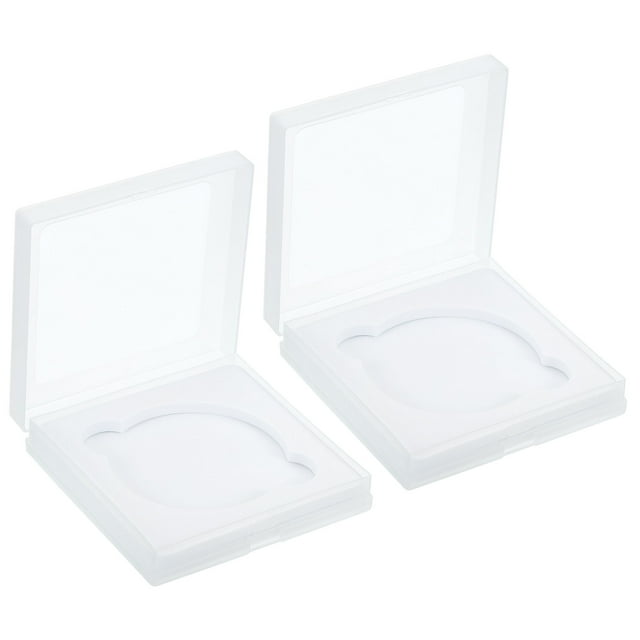 Unique Bargains 62mm Lens Filter Case, 2pcs Camera Filter Case Portable Lens Filter Box Water Resistant Dustproof Plastic