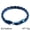 Blue, variant on Gold Stainless Steel Rope Chain Bracelet Women Mens Twist Chain 18K Gold Plated