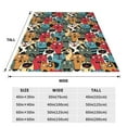 thumbnail image 3 of KLL Different Cats 1 Pattern Fleece Throw Blanket,Fleece Throw Blankets for Couch & Bed All Season Use-60"x50", 3 of 7