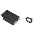 thumbnail image 3 of Guitar Battery Case, Plastic Black Guitar Battery Compartment Cover 9V  For Ukulele, 3 of 8