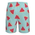 thumbnail image 6 of Kdxio Watermelon Pattern Mens Casual Shorts - Drawstring Summer Beach Sports Shorts for Men, 6 of 9