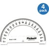 Chartpak/Pickett Protractor, 4 Pack