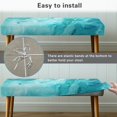 thumbnail image 6 of XYZCANDO Anti Scratch Bench Covers for Hotel Home, Polyester Spandex Fabric Anti Dust Long Bench Seat Slipcover with Stretch, 6 of 9