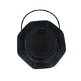 thumbnail image 2 of Alpine Corporation 10"H Solar Plastic Garden Lantern w/ LED Light, Black, 2 of 5