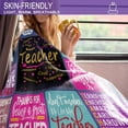 thumbnail image 2 of Teacher Gifts for Women, Teacher Appreciation Gifts, Gifts for Teachers Women, Teacher Blanket 60"X50", Best Teacher Gifts for Women, Teacher Gifts, Teacher Gifts for Christmas, 2 of 5