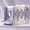 Purple, variant on Adjustable Bookends, 19" Metal Book Ends for Heavy Books, Book Organizer for Office, Bookstore, Home, White