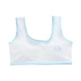 thumbnail image 2 of BLTIBY Cotton Training Girls Bra for Teens Racerback Seamless Design Wireless Kitten Printed Bras with Chest Sports Bra Breathable Comfortable Light Blue 9-12 Years, 2 of 3