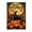 B, variant on Oioii Halloween Pumpkin Witch Printed Garden Flag, Weather Resistant Polyester Yard Banner, Standard Pole Pocket Design, Outdoor Porch Patio Courtyard Fall Holiday Decor Ornament,A
