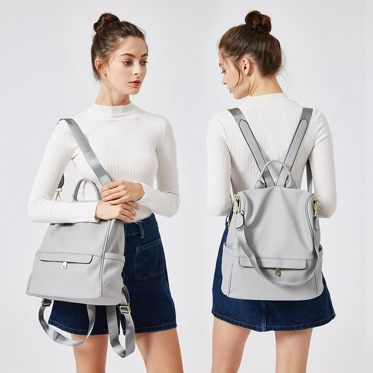 CLUCI Womens Backpacks Purse Fashion Leather Anti-theft Large