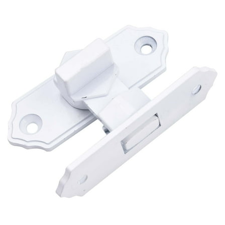 90 Degree Stainless Door Latch Sliding Screen Door Latch Barn Door Lock Hasp White Smile Home
