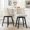 dark grey, variant on Bar Stools Set of 2,black