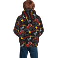 thumbnail image 2 of KLL Unisex Kids Boys Girls Hooded Pocket Pullover Hoodies-Monster Truck, 2 of 6