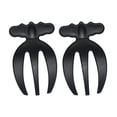 thumbnail image 4 of Pinzas para ensalada Macarena Utensilios de Cocina Color negro 2 piezas, 4 of 8