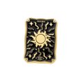 thumbnail image 1 of Brooch Pin Creative Tarot Card Retro, aleación negra y dorada, 1 of 1