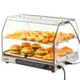 thumbnail image 1 of VEVOR 2-Tier Commercial Food Warmer Display, 450W Food Display Warmer with Light, Detachable Shelves and Double-Sided Door Design, 85℉~185℉ Air Heating, 48L, 1 of 9