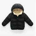 thumbnail image 1 of Abrigos y chaquetas para niños pequeños, otoño-invierno, sólidos, con capucha, gruesos y cálidos, para exteriores, ropa de calle, 1 of 3