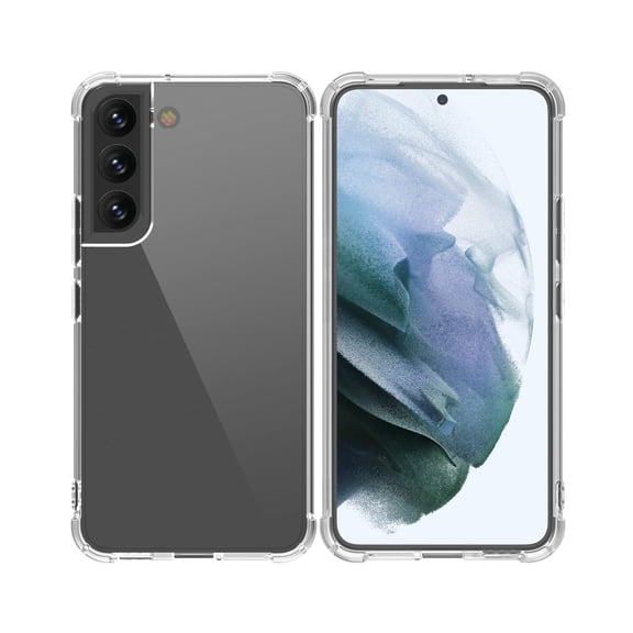 SOATUTO For Samsung S22 Clear Crystal TPU Phone Cases Ultra Thin Slim Shockproof Flexible TPU Rubber Transparent Case Cover For Samsung Galay S22 5G 6.1 inch