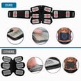 thumbnail image 6 of EMS Abdominal Muscle Trainer Toner Fitness Belt - 6 Modes 10 Intensity Levels, Electric Stimulator for Abs Arms Legs Buttocks, Portable EMS Body Sculpting Belt, 6 of 8