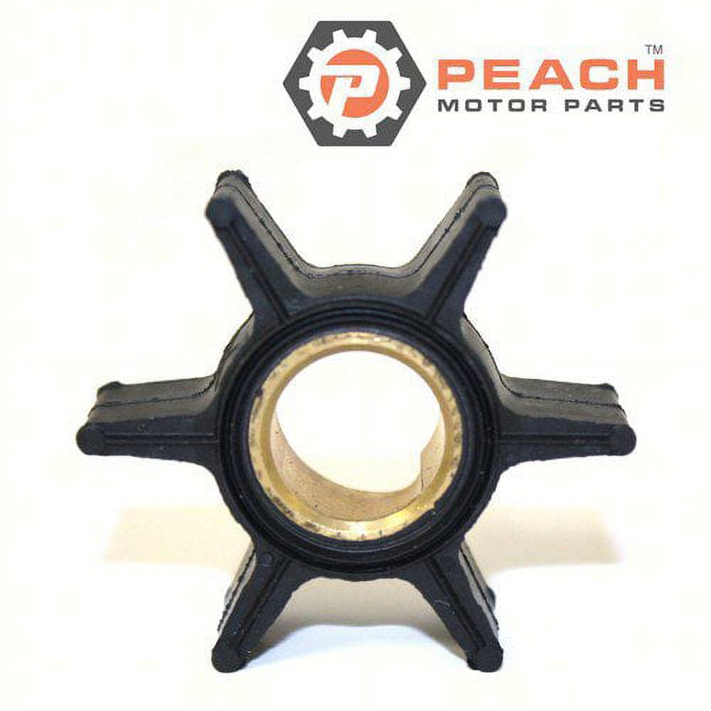 Peach Motor Parts  PM-0395289 Impeller, Water Pump (Neoprene); Fits Johnson Evinrude OMC: 0395289, 395289, Sierra: 18-3051, CEF: 500370