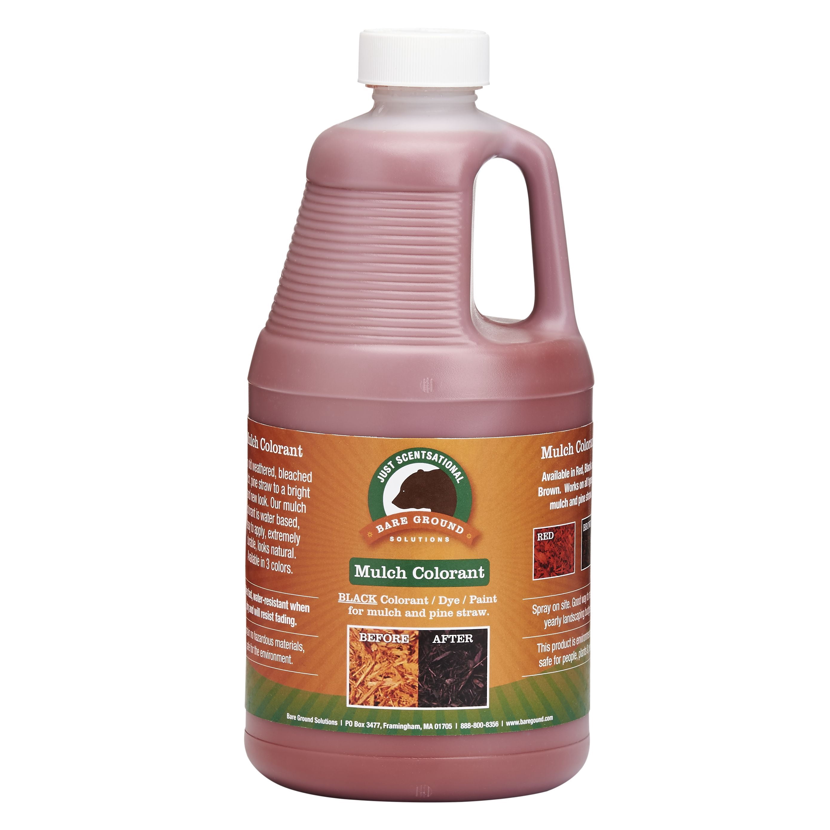 Just Scentsational Red Bark Mulch Colorant Half Gallon by Bare Ground