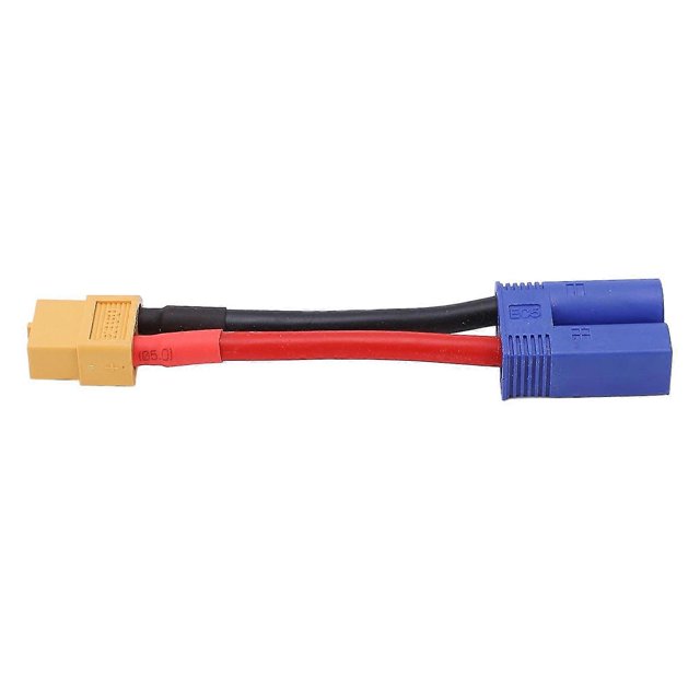 Cable flexible de silicona blanda para conector RC, conector hembra XT60 a macho EC5, para modelos de coche, avión y barco RC s202412242259