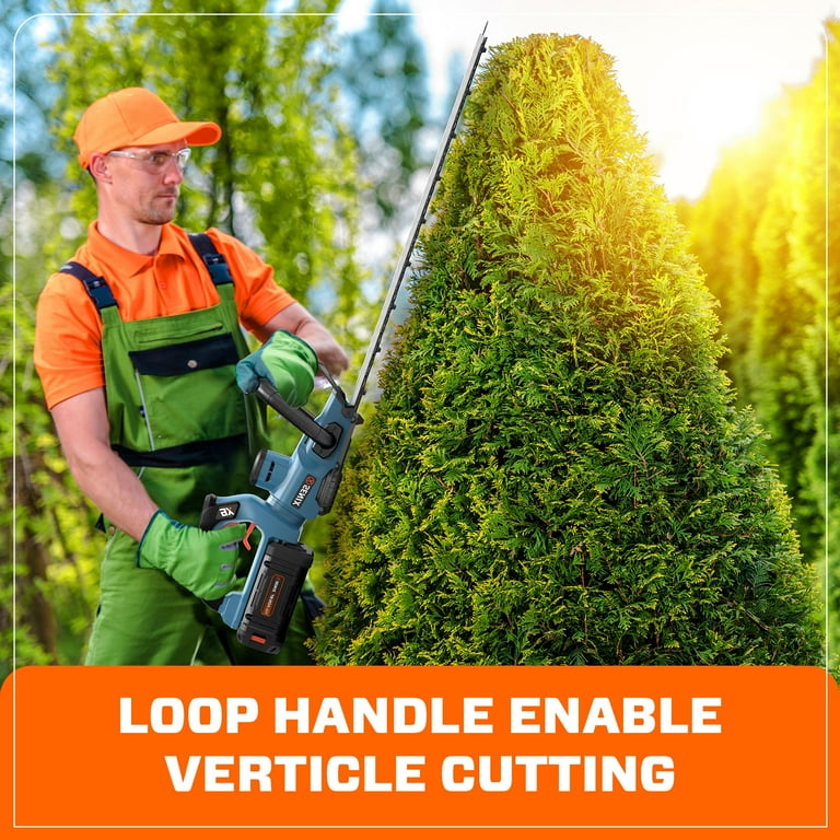 Senix, Cordless Hedge Trimmer, HTX6-M1, 26-inch, 60V Max - Walmart.com