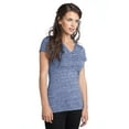 thumbnail image 4 of District Juniors Tri Blend Neck Tee-2XL (Navy Heather), 4 of 6