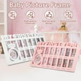 thumbnail image 2 of 2PCS 15.8inch Baby Picture Frame My First Year Photo Frame Hanging 12 Month Baby Keepsake Frames Multi-Photo Desktop Picture Frame Multi Picture Display Frame for Newborn Baby Shower Gift, 2 of 7
