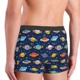 thumbnail image 6 of Salouo Planets And Stars Print Men's Boxer Briefs,Breathable Underwear Elastic Waistband Briefs for Men -XX-Large, 6 of 8